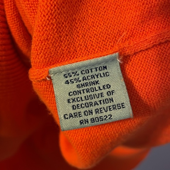 Campus Specialties Auburn University Orange White Argyle Knit Sweater Vest XXL - Picture 6 of 14